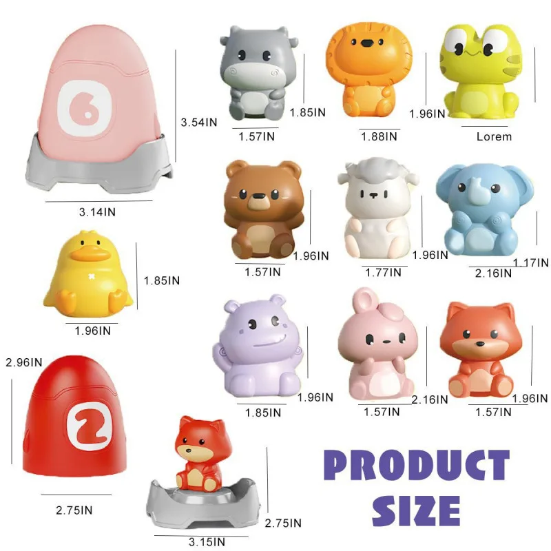 Exportação transfronteiriça amazon bebê dedo animal correspondência casa animal correspondência cor iluminação cognitiva presente brinquedo