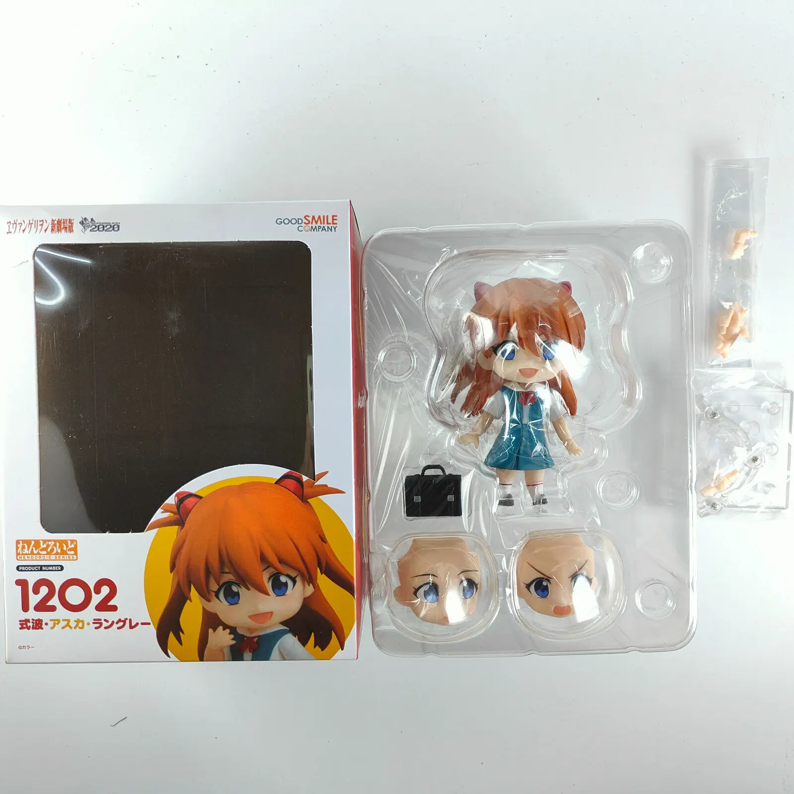 Anime Figure ＃1197 ＃1202 Nendoroid EVA  Langley Asuka Soryu Ayanami Rei Action Figure Toys for Boys Girls Kids Gifts