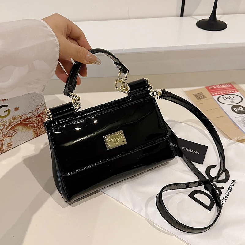 Klassiek design PU-leren damesschoudertas met ketting, dameshandtas, elegante casual crossbodytas voor op reis