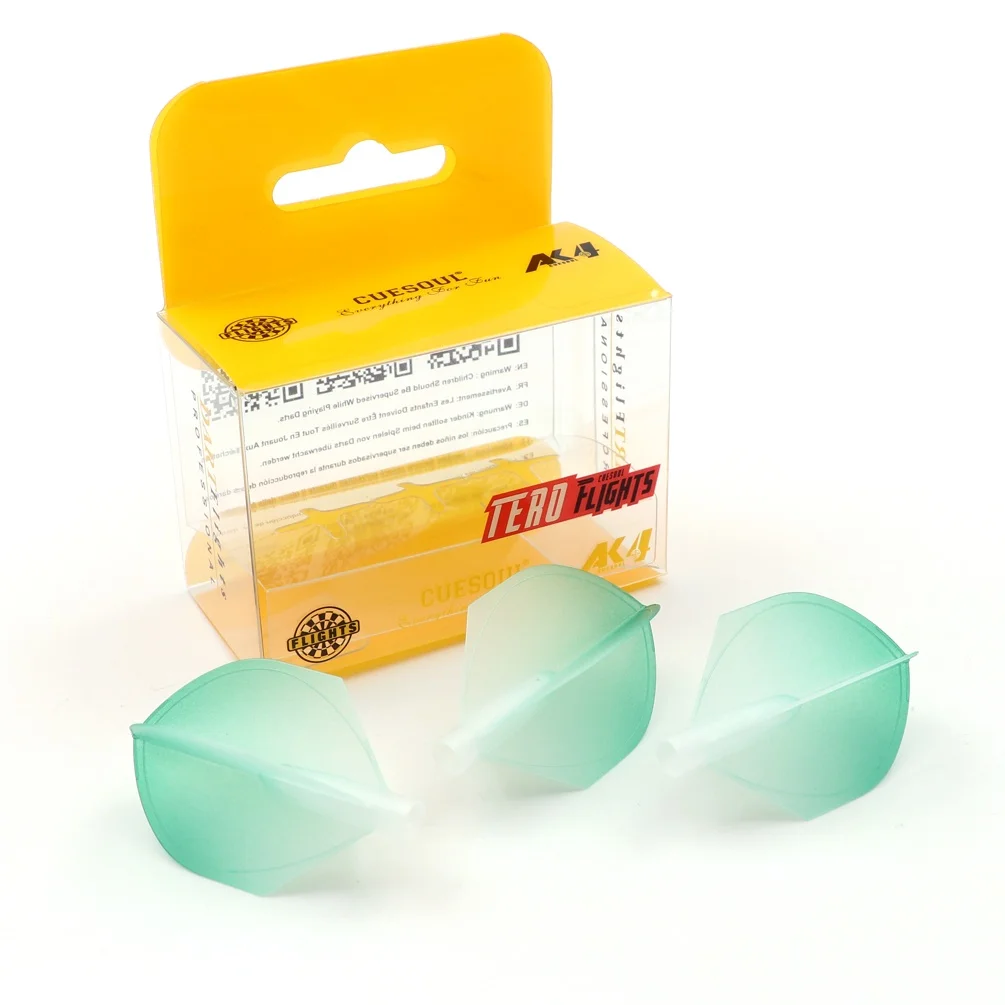 

CUESOUL TERO AK4 Dart Flights Graduated Color-Shield Shape