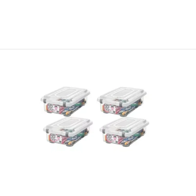 4 Organizer Box Medium Low 8.6l Rigid   Stock Boxes, Boxes and Baskets Decorative Boxes