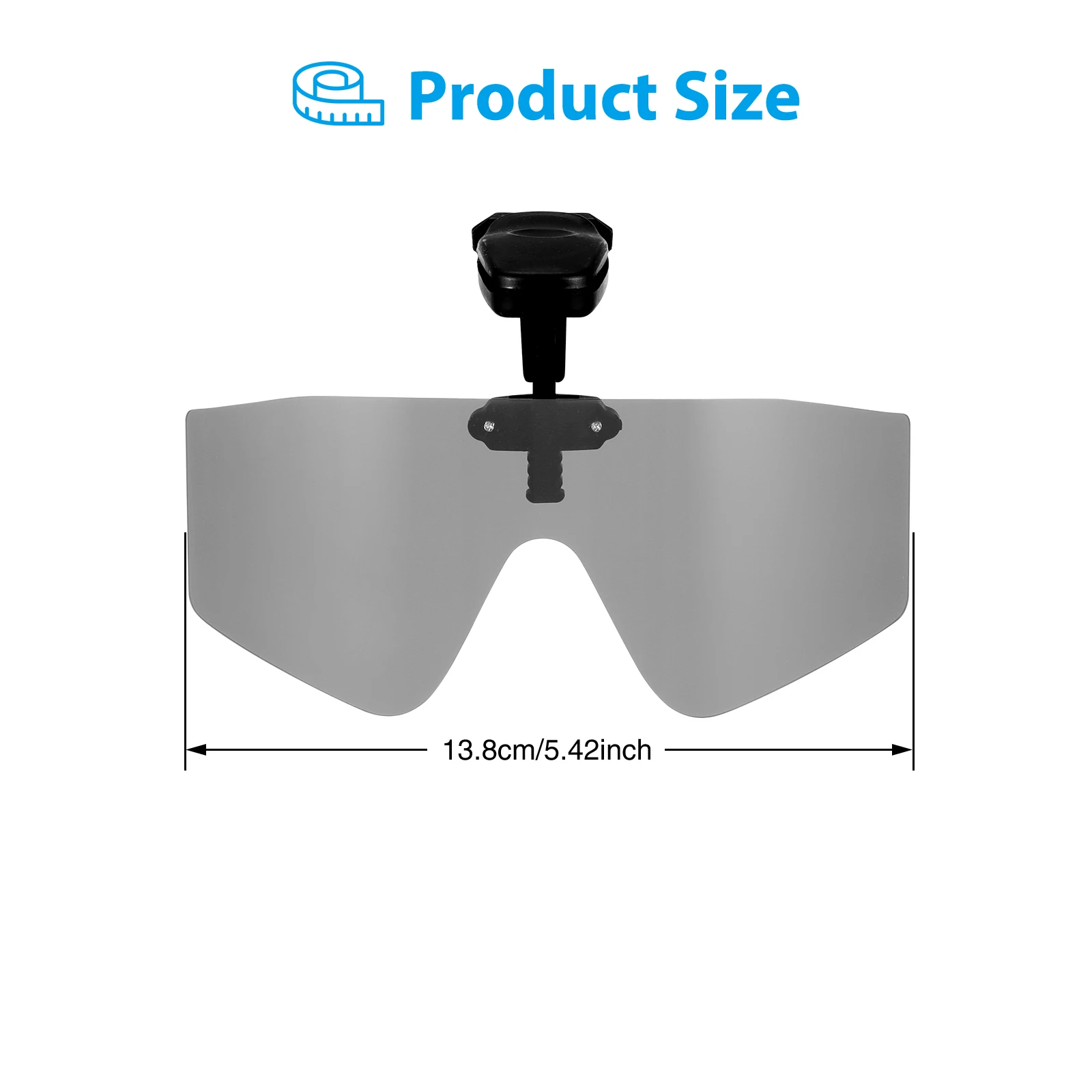 Polarized Fishing Glasses Hat Visors Sport Clips Cap Clip On Sunglasses Anti-UV For Fishing Biking Hiking Riding Eyewear UV400