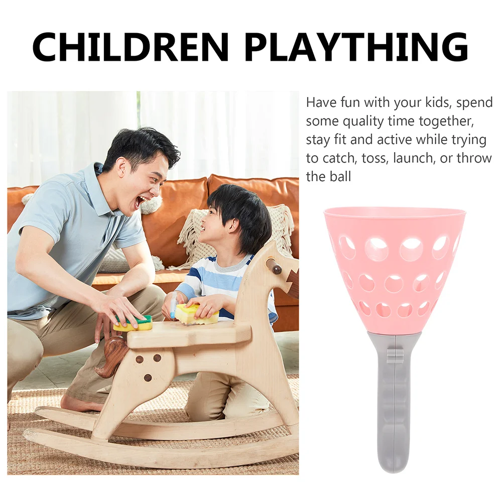 

Outdoor Toys for Kids Elastic Docking Ball Interactive Pop-pass-catch Balls Boy Launcher Catching Push and Parent-kids Child