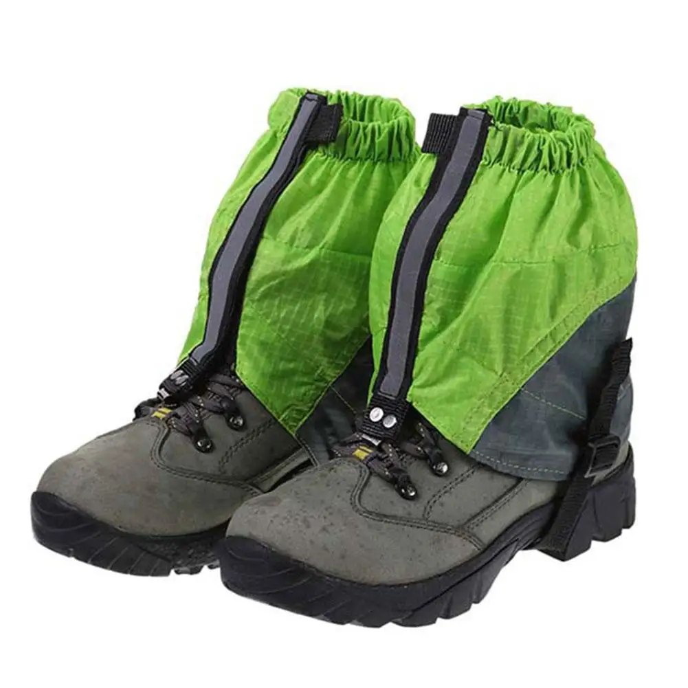 Low Trail Hiking Gaiters Ankle Protective Shoe Covers with UV Protection Lightweight and Adjustable for All Seasons