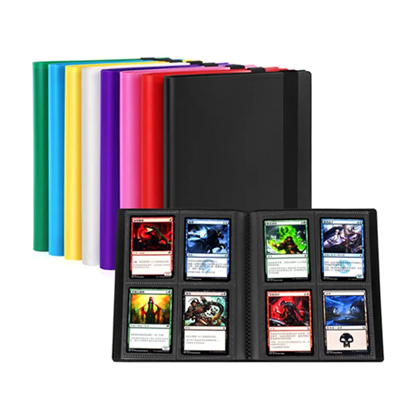 1 raccoglitore per carte da collezione 160/360/480, con copertina in PP, resistente, a caricamento laterale, per carte da gioco
