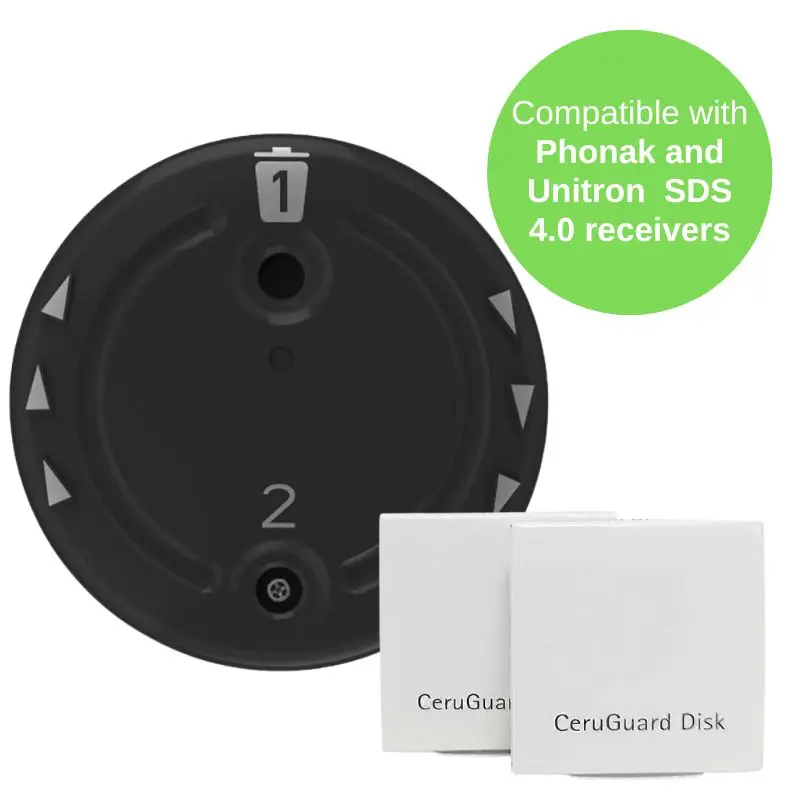 

Phonak CeruGuard Wax Guard Disks | Hearing Aid Wax Protection for Phonak & Unitron SDS 4.0 Receivers