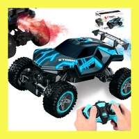 Rc Drift Car With Led Lights Music Electronic 2.4g 4wd Rc Racing Cars Remote Control Spray Stunt Car Outdoor Children Toys