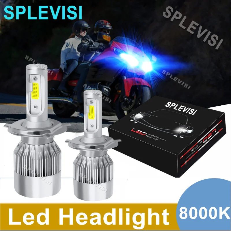 Upgrades Ice Blue 9003/H4 Led High Low Beam For Honda Motorcycle 2003 VT600CD A - SHADOW VLX DELUXE LED Headlight Plug And Play