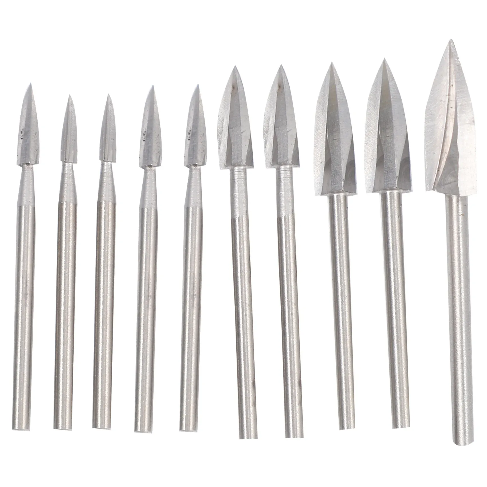 

10PCS Wood Carving Drill Bit Steel Carving Drill Bit Set Is Used for Woodworking Carbide Grinding Drill Bit Carving