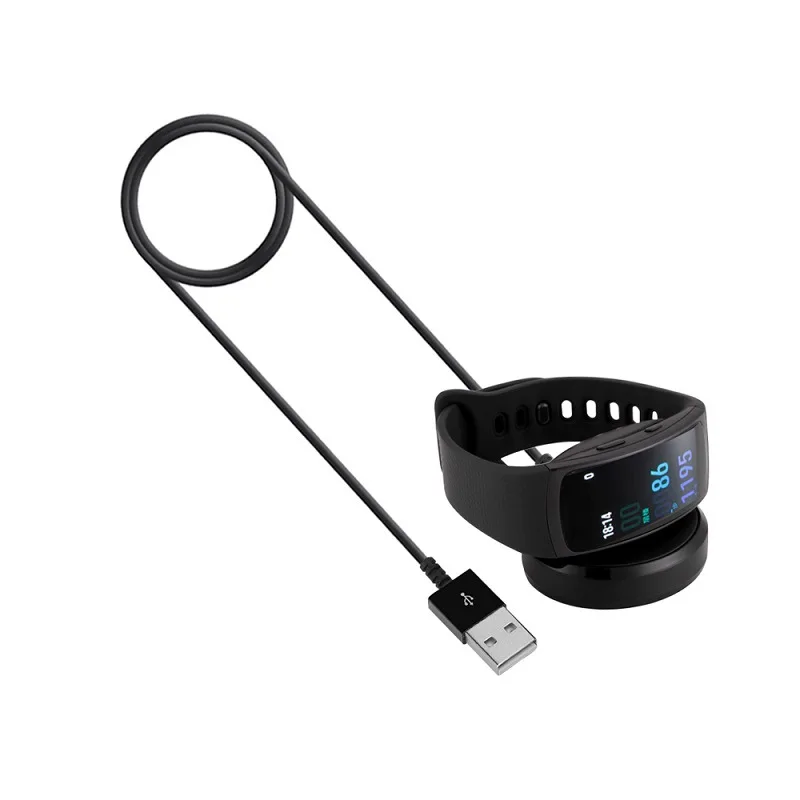 USB charger cable for samsung Gear Fit 2 pro Smart watch Charging Cradle Dock for SM-R360/ FIT2 PRO R365 watch