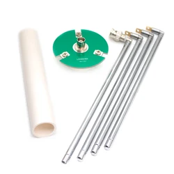GP Antenna 65-375MHZ FM Transmitter Receiver BNC Q9 Telescopic Antenna For RF signal Radio Amplifier Medium wave UHF VHF aerials