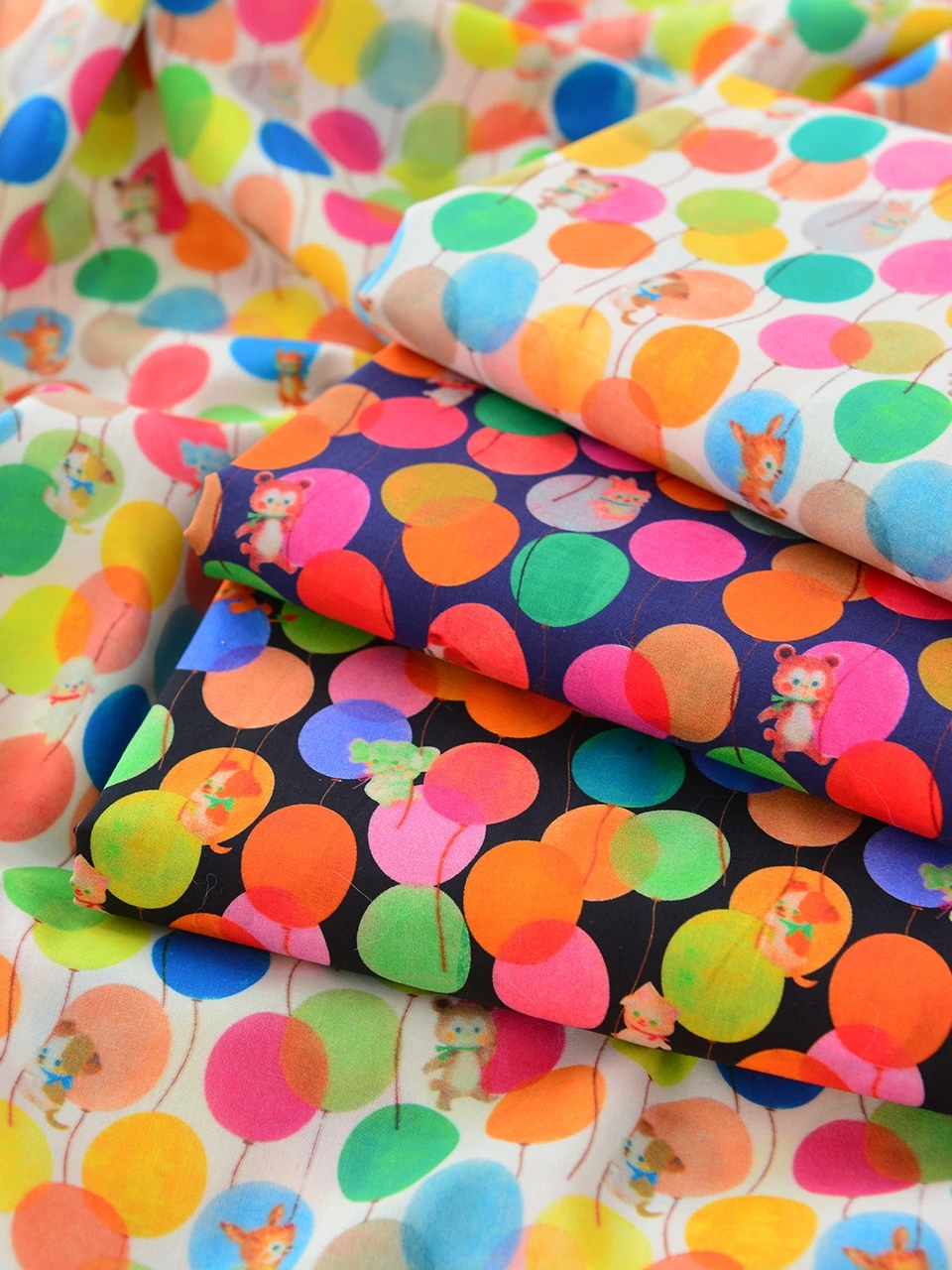 145x50cm 60s Count Pure Cotton Festival Fabric, Clothing, Baby and Children's Thick Printed DIY Handmade Balloon Small Items