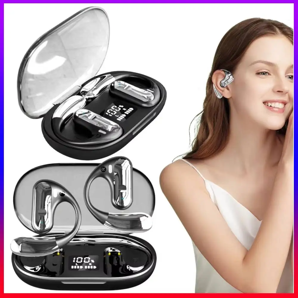 

Наушники-переводчики с ИИ на 144 языка, Bluetooth 5.3, стерео, с креплением на ухо, спортивные, водонепроницаемые, для путешествий и бизнеса