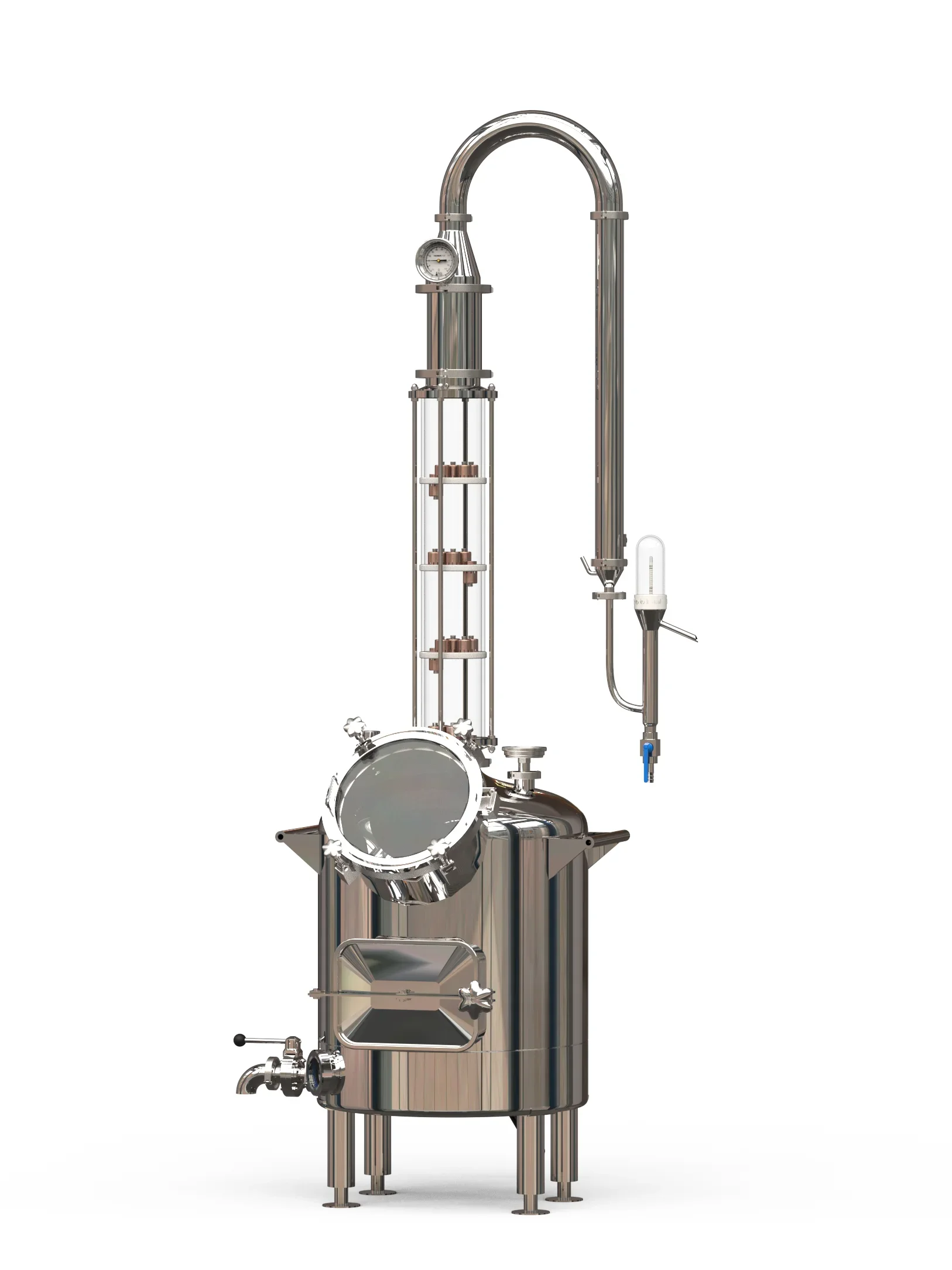 

Пивоварение Большая винодельная коммерческая дистилляционная пивоваренная машина Автоматическое паровое пивоварение Паровое вино