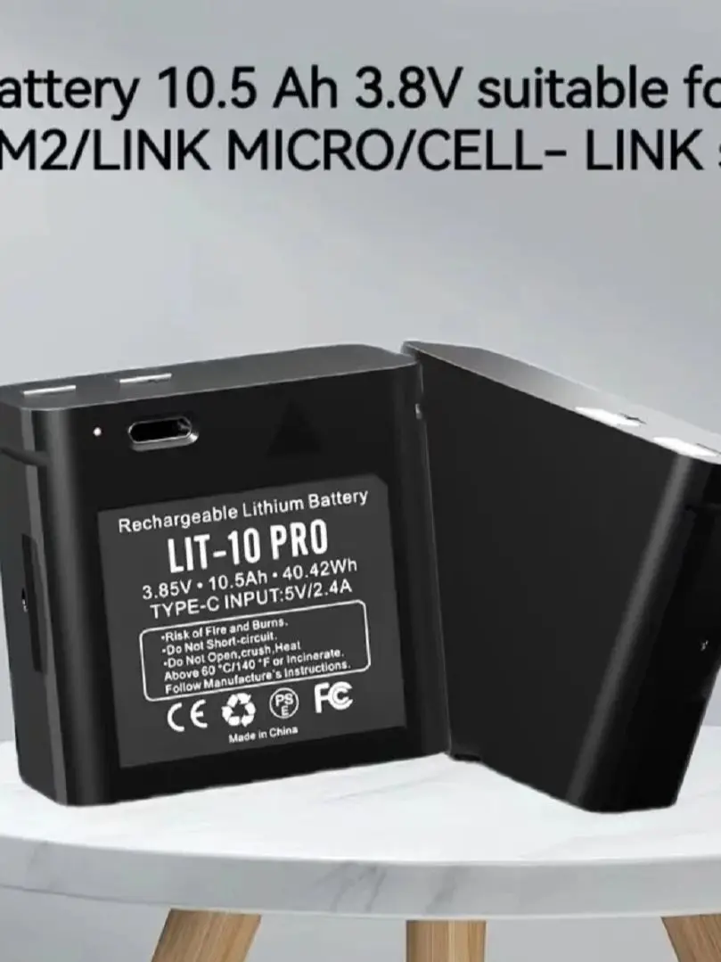 Rechargeable Lithium Battery LIT-10 PRO 10500mAh 3.85v Supporting SPYPOINT LM2/Link-Micro /Cell-Link series