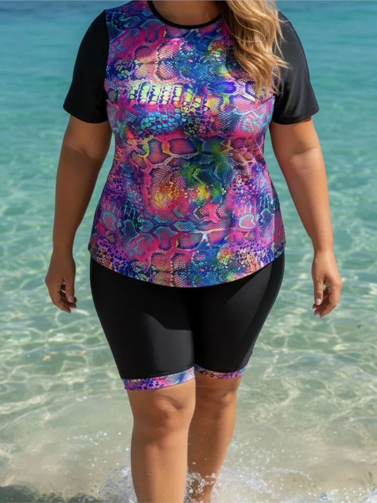 

XL-6XL Plus Size High Waist Bikini Women's Push Up Large Size 3XL 4XL Swimsuit Summer Mujer Tummy Control Swimwear Bikini Sets