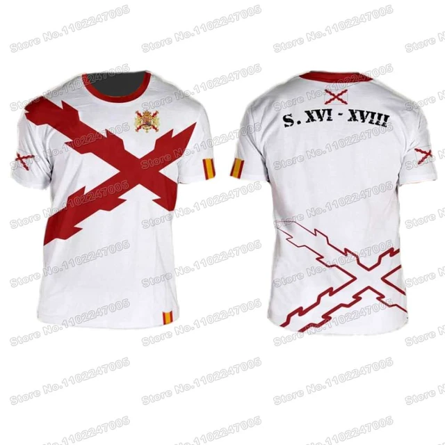 Camiseta Imperio Espanol 2023 para hombres Maillot Retro de Espana camisas tecnicas al aire libre del Monarquia de Espana S.XVI XVIII Maillot ropa de fitness entrenamiento MTB camiseta para correr Ali...