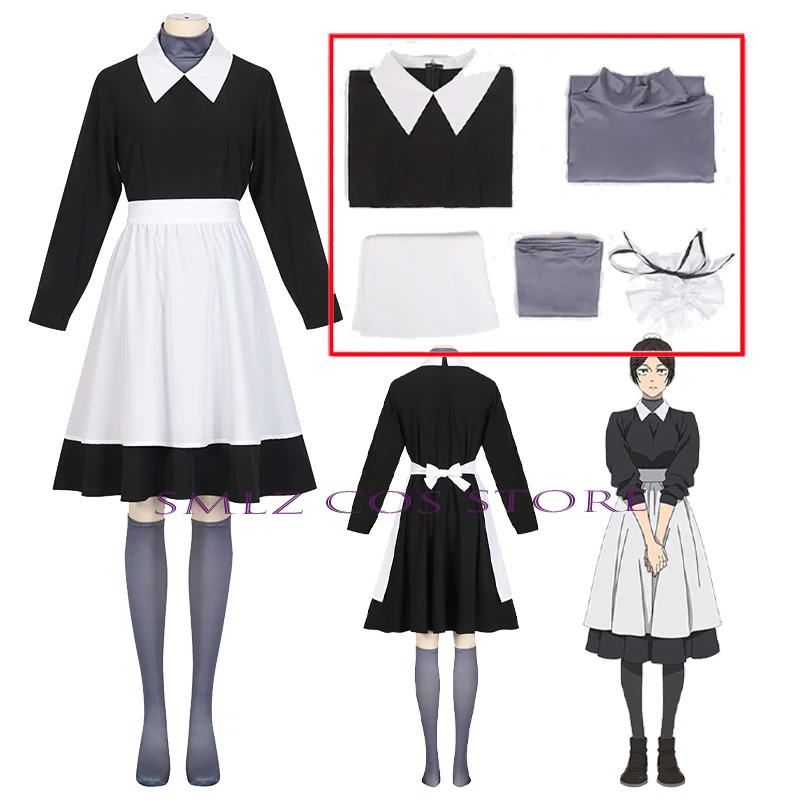 

Anime Jujutsu Kaisen Cosplay Kuroi Misato Cosplay Costume Maid Dress Uniform Halloween Christmas Outfit for Woman