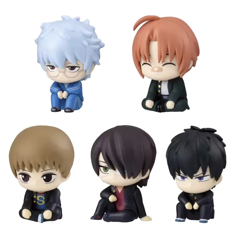 GINTAMA Gashapon Shimura Shinpachi Sakata Gintoki Cute Exquisite Modeling Restore Wait Modeling Ornament