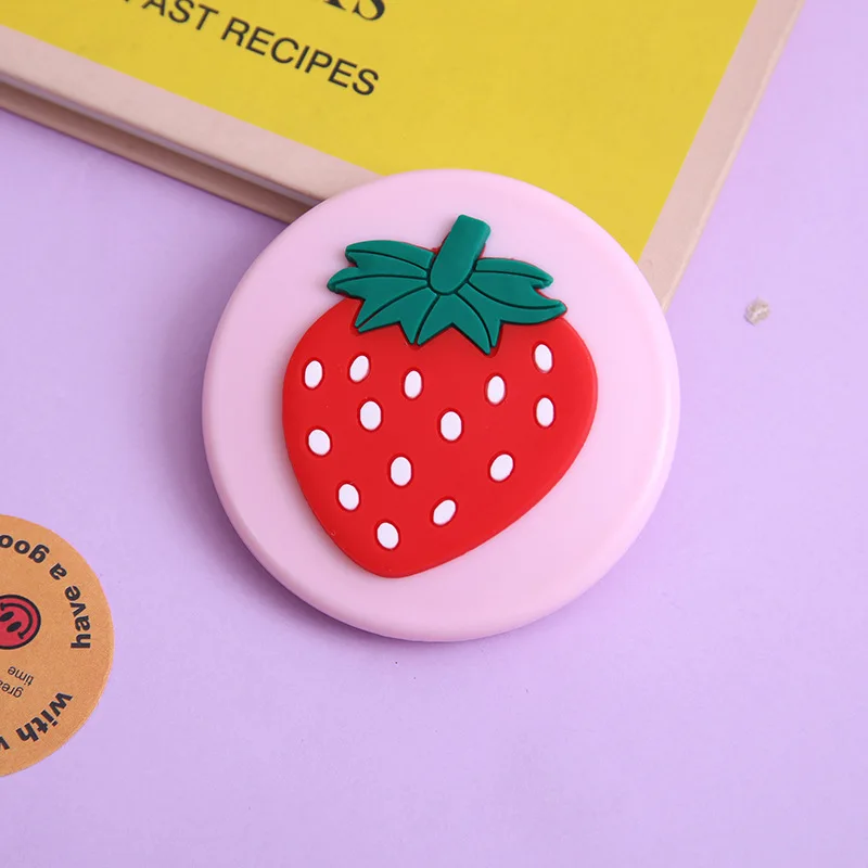 Cute Massage Folding Mirror Portable Pocket Small Travel Girl Hair Brush with Mirror Styling Tools Mini Pocket Mirror