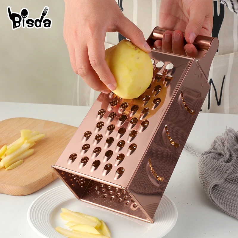 1Pcs Multi-functional Vegetable Cutter Gold Potato Slicer Carrot Fruits Grater Kitchen Tool Fruit Cutter