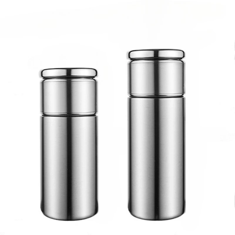 Герметичная термос для чая из нержавеющей стали 304 с двойными стенками, 300/400 мл — термос и стакан в деловом стиле с фильтром