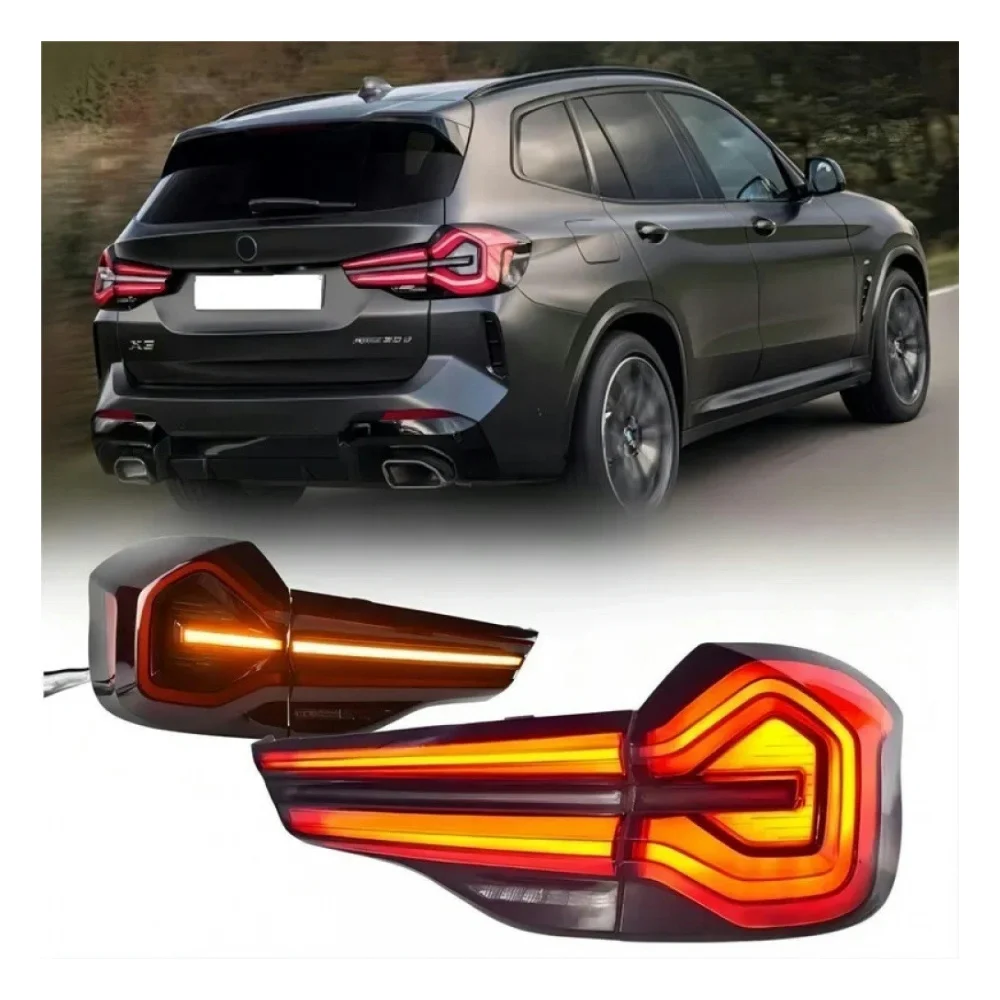 

X3 G08 Обновленный светодиодный задний фонарь в сборе для BMW X3 2018-2021 G08 G01, задний фонарь, динамический указатель поворота, задние фонари заднего хода, аксессуары