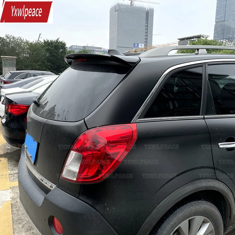 For Opel Antara Spoiler 2008 09 10 11 12 13 2014 ABS Plastic Unpainted Primer Trunk Wing Rear Roof Spoiler Car Styling