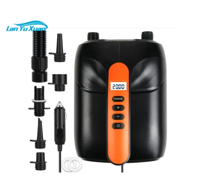 

Stermay Surfboard SUP Tools Built-in Two Pumps Fast inflate and Deflate Electric Air Pump