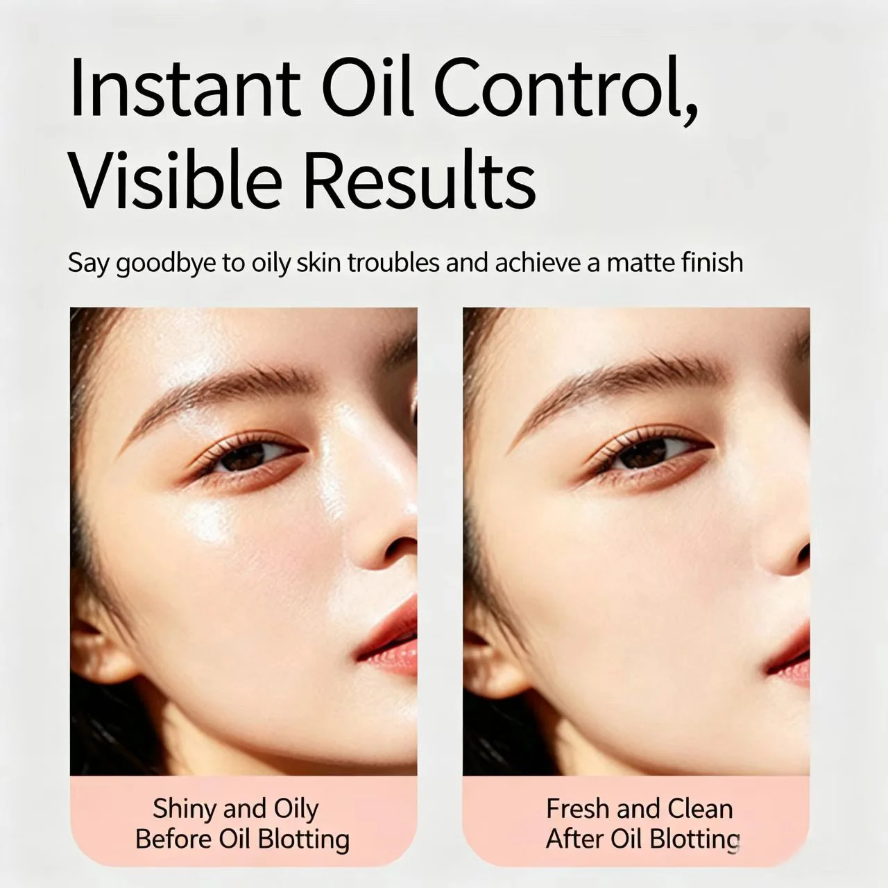 Multi-Color Oil-Absorbing Paper Summer Travel Makeup Skin-Friendly Facial Tissues Absorbing Excess Oil for Beauty Care