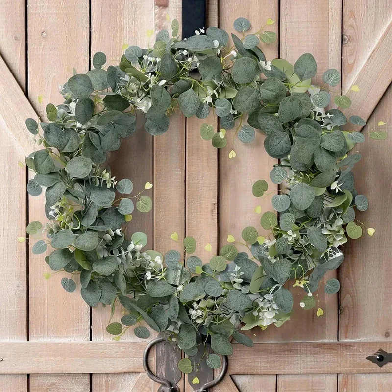 1PC Fake Eucalyptus Rattan Vine Green Willow Leaf Artificial Plants Silk Ivy Wall Hanging Garland Home Wedding Party Decoration