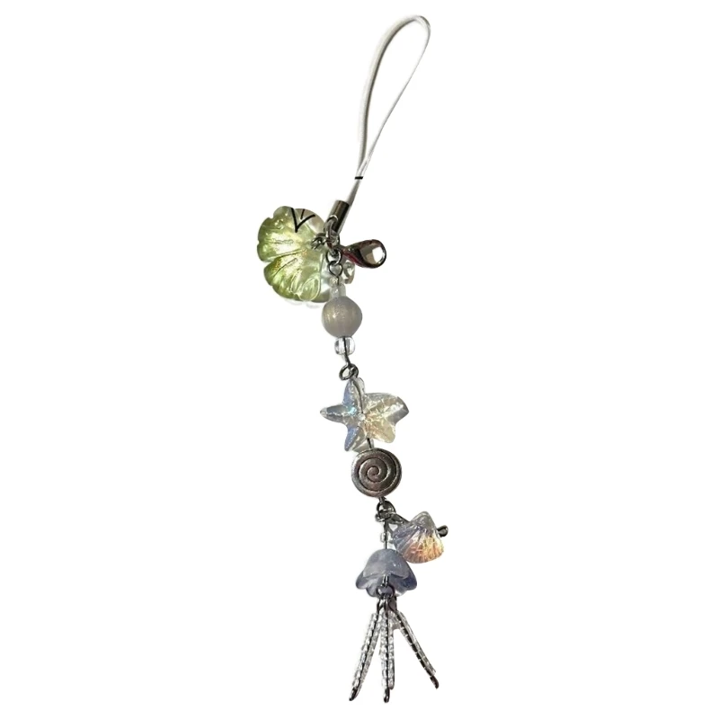 Butterfly Star Pendant Phone Charm Keychain
