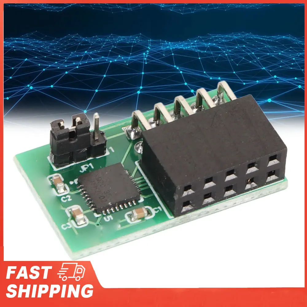 TPM 2.0 Module 10Pin SPI 3.3V 9670 Chipset for SuperMicro High Safety Stable Security Module