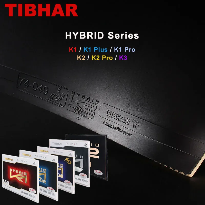 

Original Tibhar Hybrid K1 Pro Plus K2 Pro K3 Table Tennis Rubber Sticky Ping Pong Rubber with Internal Energy Sponge