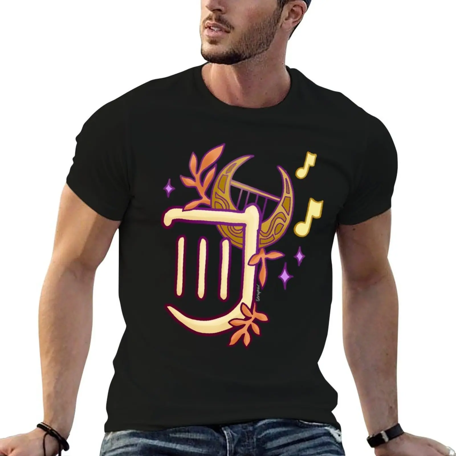 

Bard Icon FFXIV T-Shirt anime tshirt man t shirt cotton t shirts for man graphic tees T-Shirt