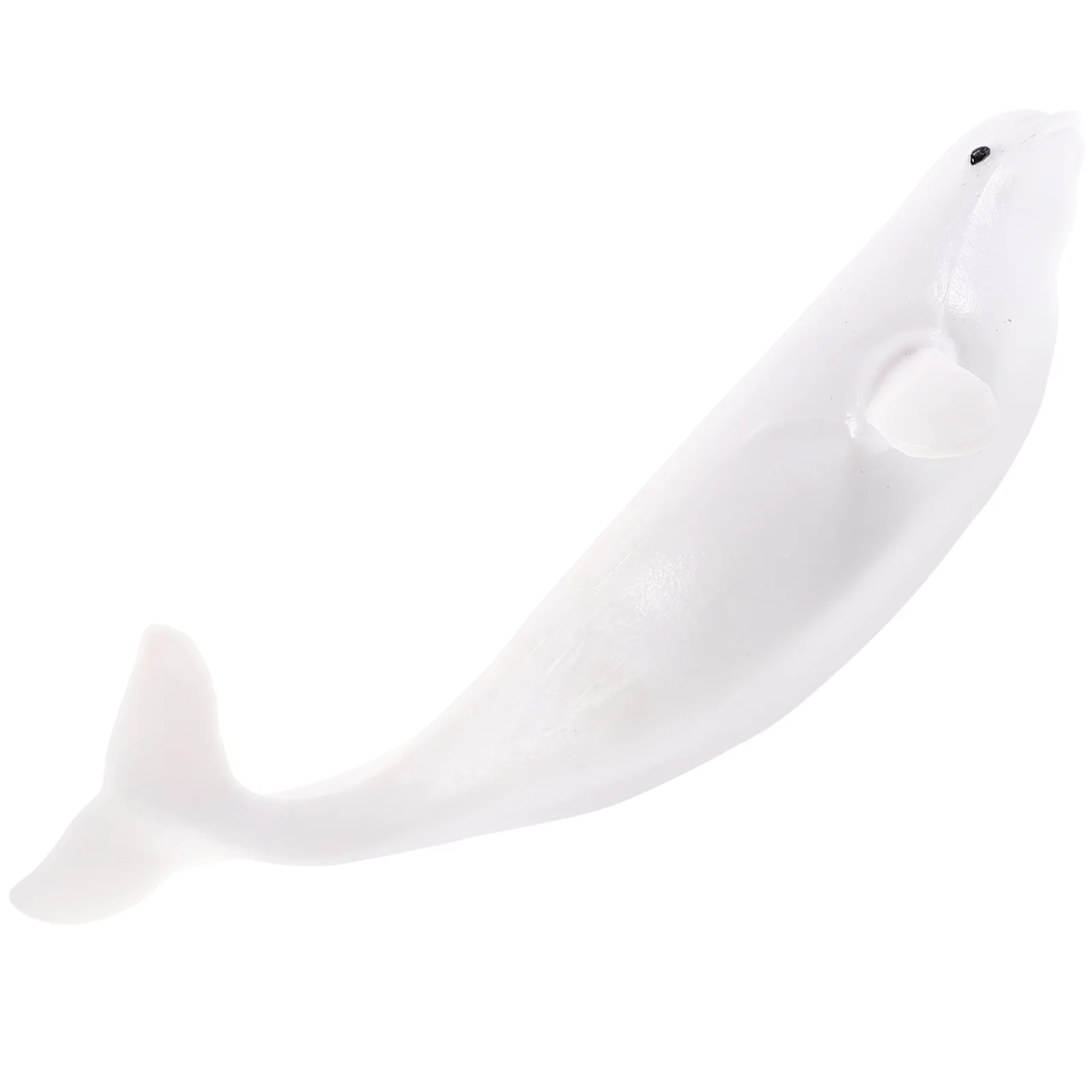 Beluga Model Toy Small Whale Decoration Figurine Simulation Animal Lifelike Figure Recognition