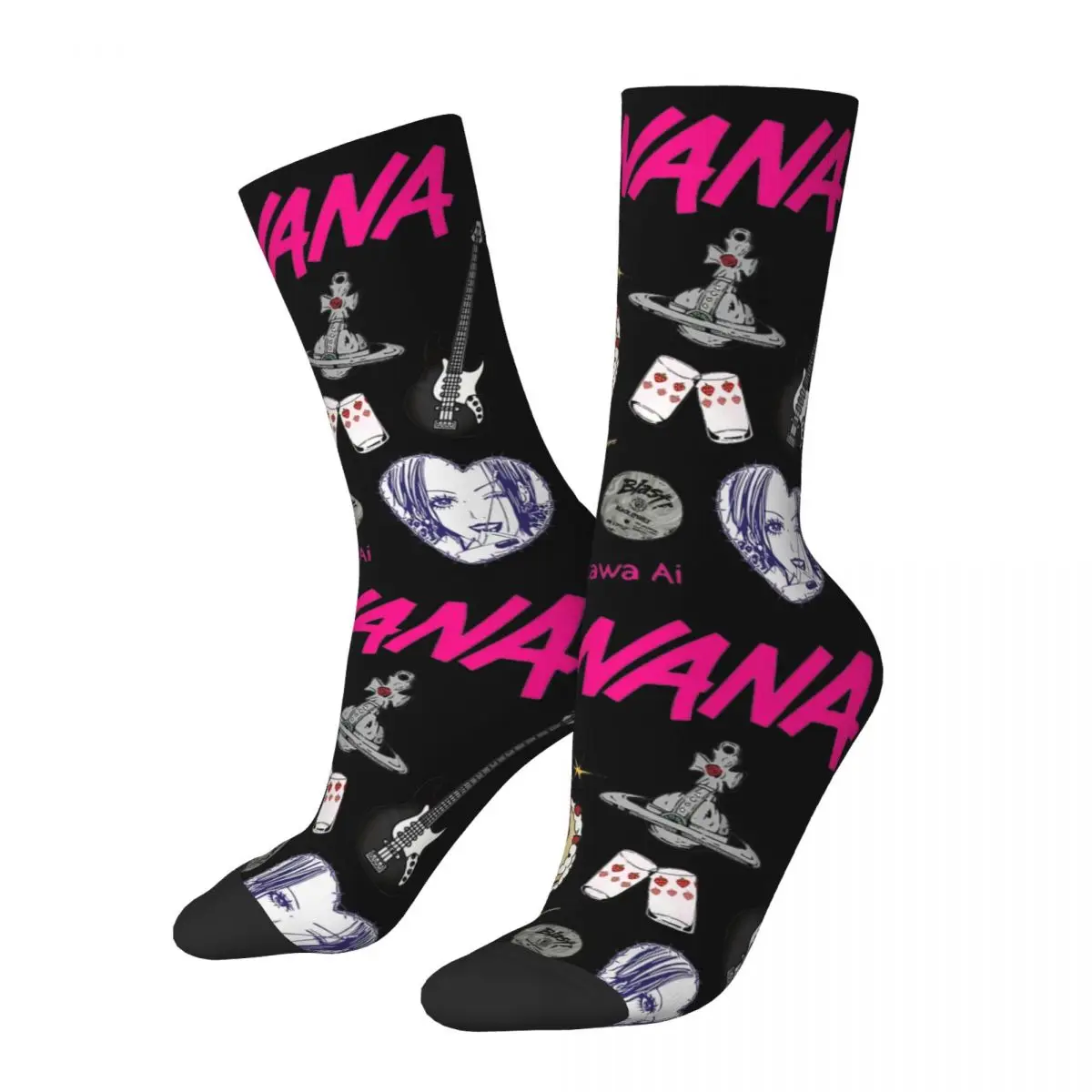 Autumn Winter Casual Unisex Nana Osaki Anime Socks Non-slip Sports Socks