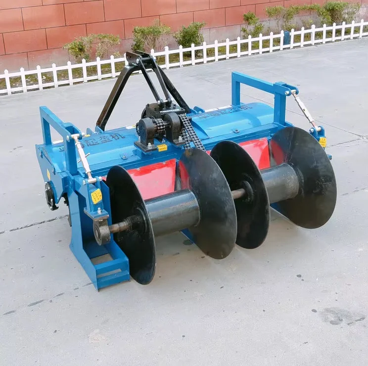Tractor-mounted Onion Trenching And Ridge Formation Machine Special Agricultural Equipment For Onion Planting