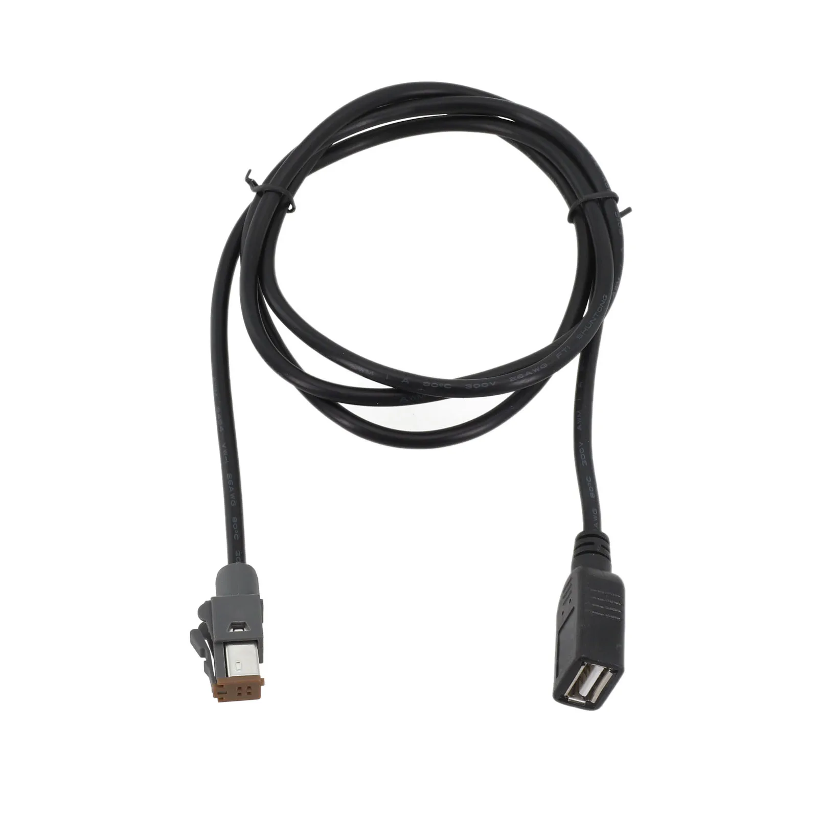 

Aux Audio-Input Media Data Wire Plug To USB Adapter Conector For Outback USB Pigtail Cable Modification Cable Part