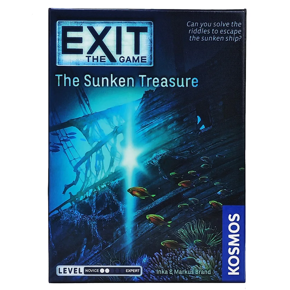 Interactive and Challenging Exit:The sunken Treasure Board Game for Kids and Adults