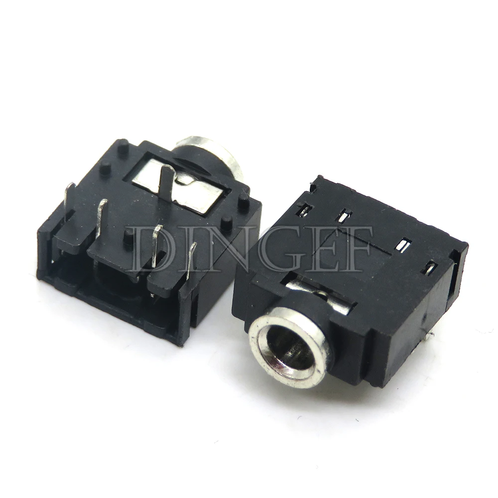 10PCS Headphone jack 3.5MM PJ Audio video female dual channel stereo jack Jack Socket Stereo Solder Panel Mount PJ-313 PJ-392 PJ