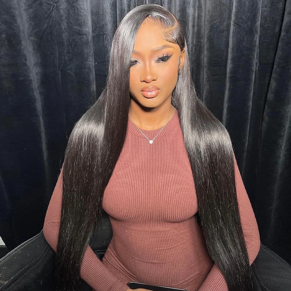 

13x4 Straight 7x5 HD Transparent Brazilian For Women Glueless Wig Human Hair Ready To Wear Lace Frontal Wig 13x6 Lace Front Wigs