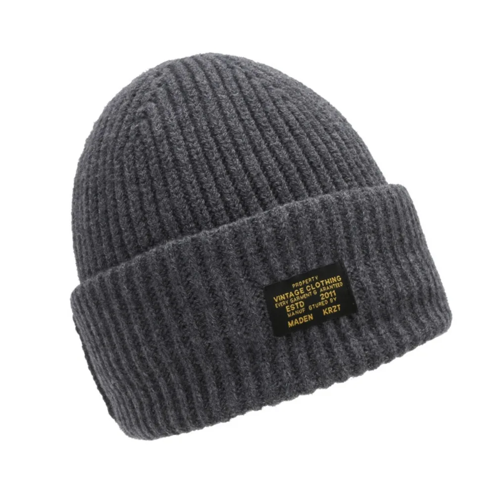 

New Windproof Knitted Hat Full Face Cove Thicken Winter Balaclava Hat Ear Protection Warmer Hat Men