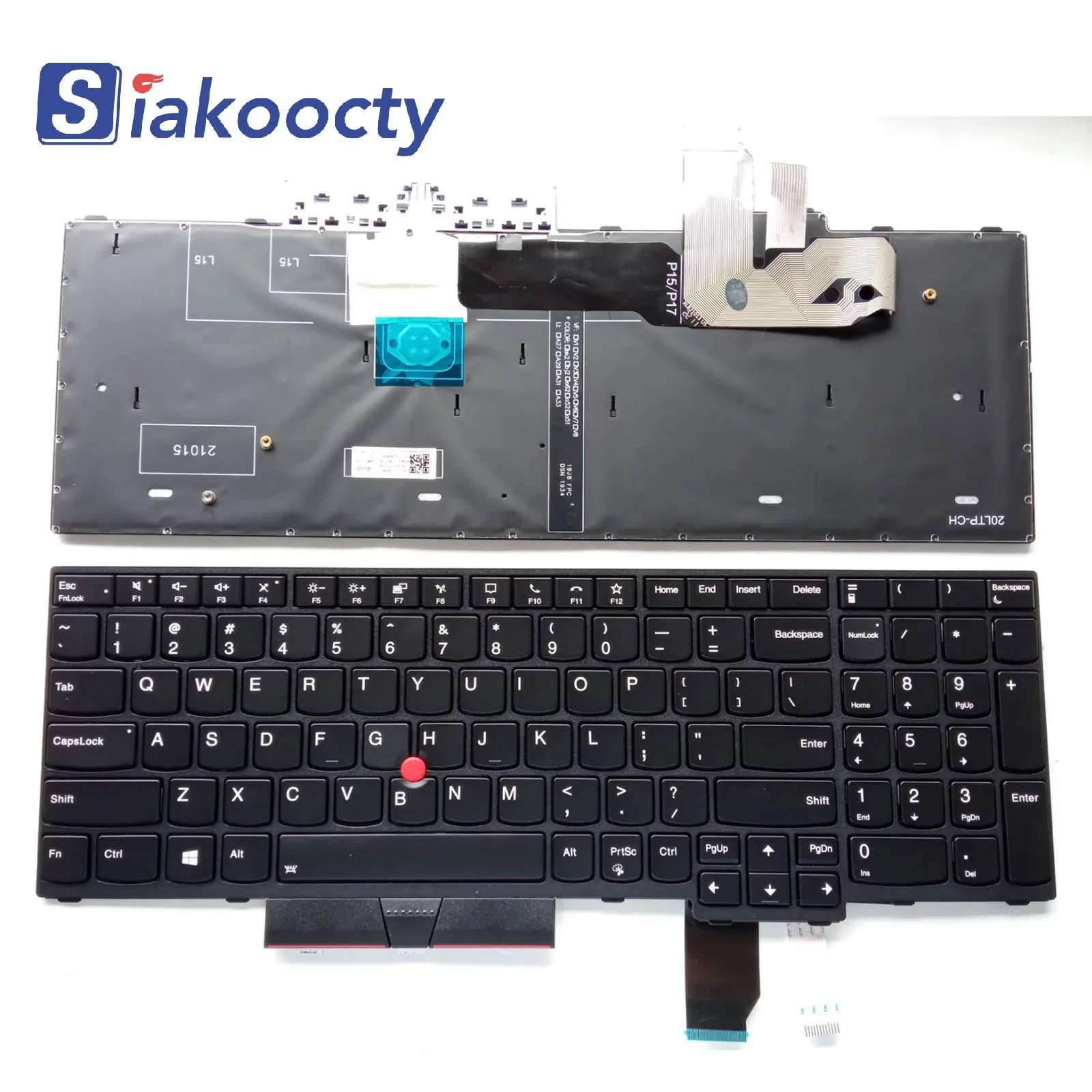 

Распродажа на складе, клавиатура для ноутбука Lenovo IBM Thinkpad P17 P15 T15g, ноутбук с подсветкой, английская клавиатура