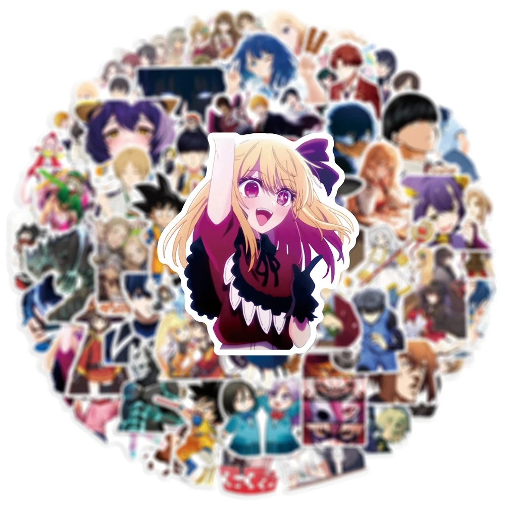 10/30/50/100pcs Mix Japanese Anime Stickers My Hero Academia Jujutsu Kaisen Decals DIY Skateboard Bike Phone Cool Manga Sticker