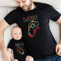 Daddy T-shirt Matching Dad Baby Tees Game Matching Father Son Shirt Dad Daughter T-shirt 13-24m Boys Clothes