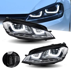 Headlight For VW Golf 7 LED Headlights 2013-2017 Head Lamp Car Styling DRL Signal Projector Lens Auto Accessories Front Lights