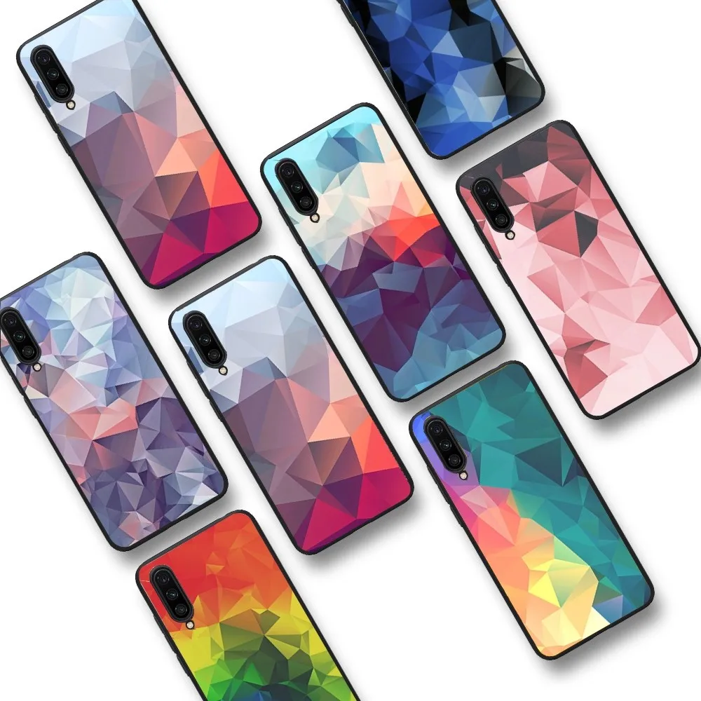 

Geometric Solid Phone Case For Xiaomi Mi 5X 8 9 10 11 12 lite pro 10T PocoX3pro PocoM3 Note 10 pro lite