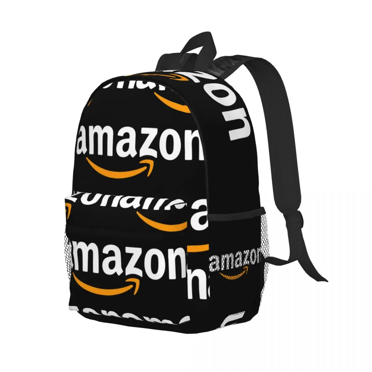 Amazon Logo Backpack Middle High College School Student Bookbag