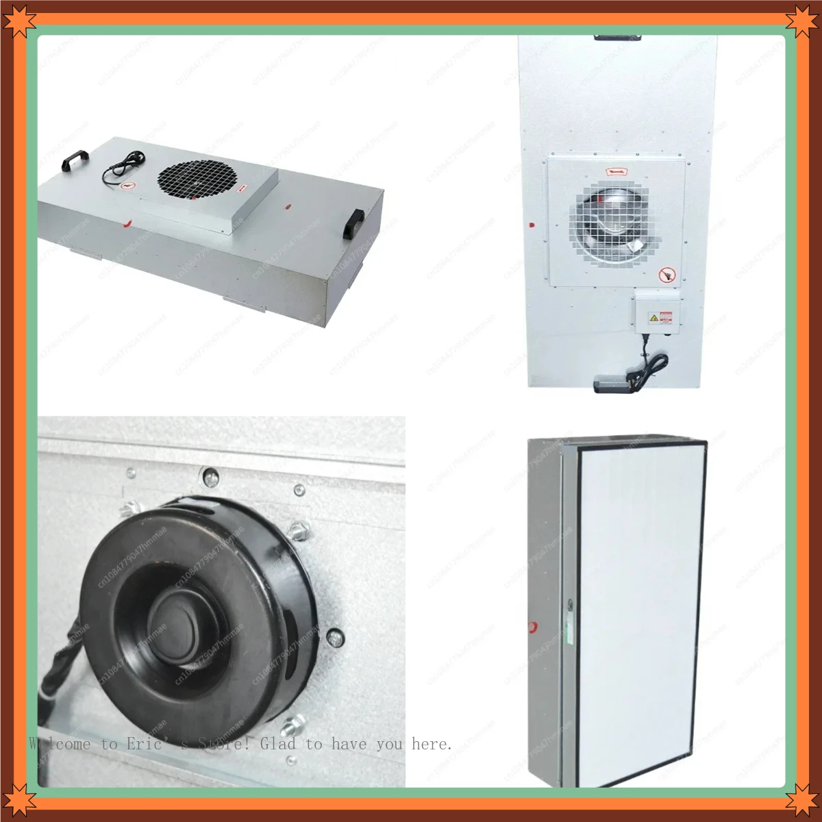1175*575mm FFU Fan Filter Unit, 100-Level Laminar Clean Shed High Efficiency Purifier 220V 1000-1500 Cubic